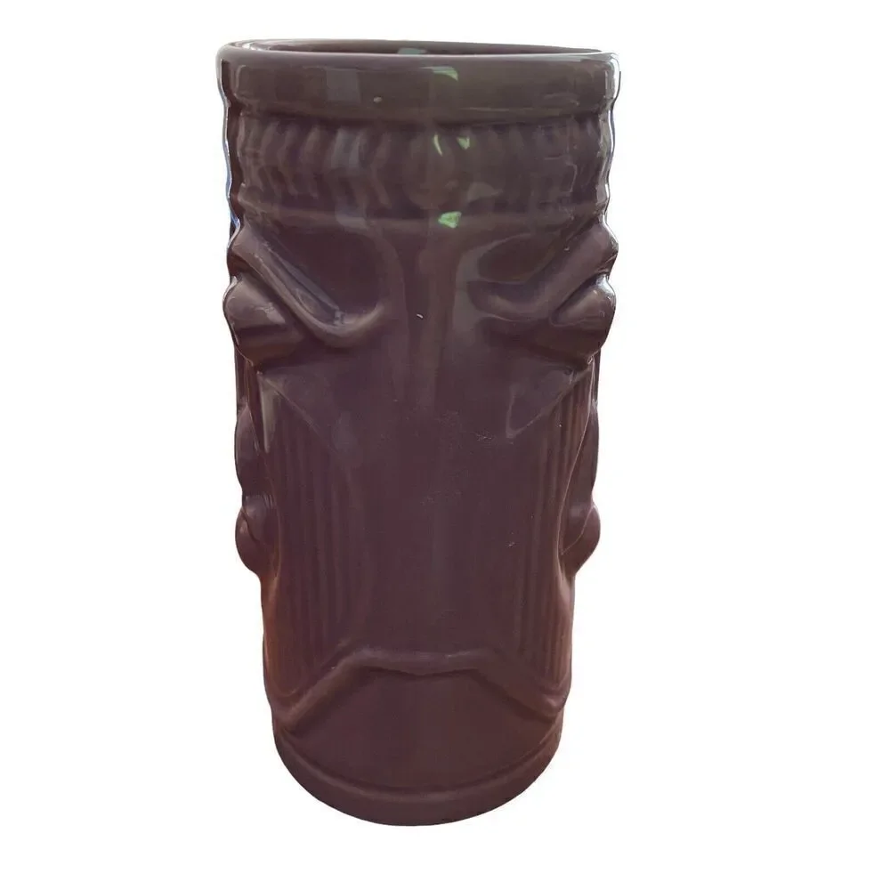 Tiki Mug Purple Accoutrements 2001 Ceramic